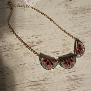 Brand New Betsey Johnson unique watermelon necklace offers welcome